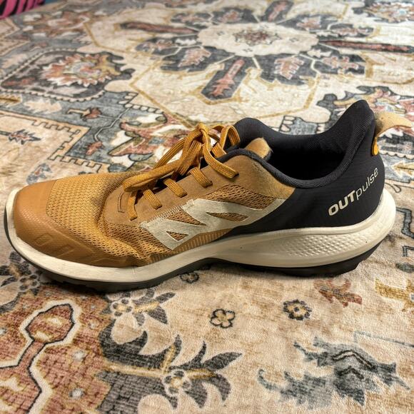 Salomon Outpulse Outdoor Hiking Shoes Women's US 9 Fenugreek Orange Sneaker - Picture 7 of 10